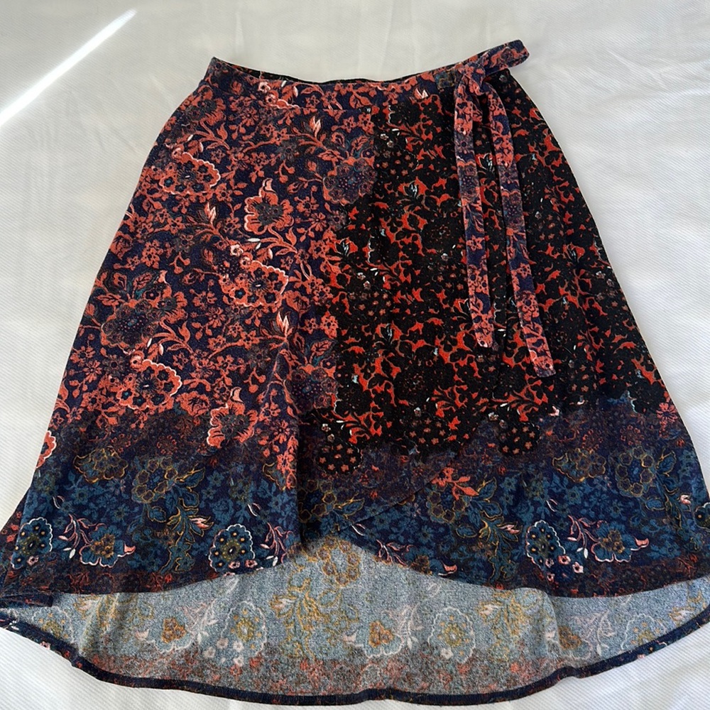 Maeve by Anthropologie Faux Wrap Sweater Skirt